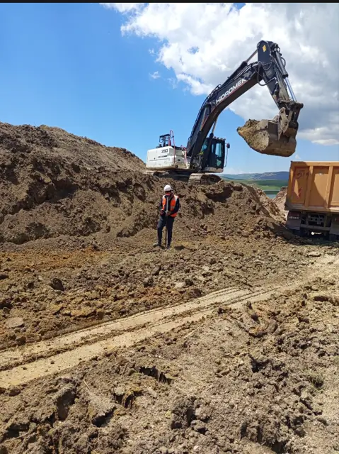 Saha kontrolü — Kazıda ölçüm ve kontrol